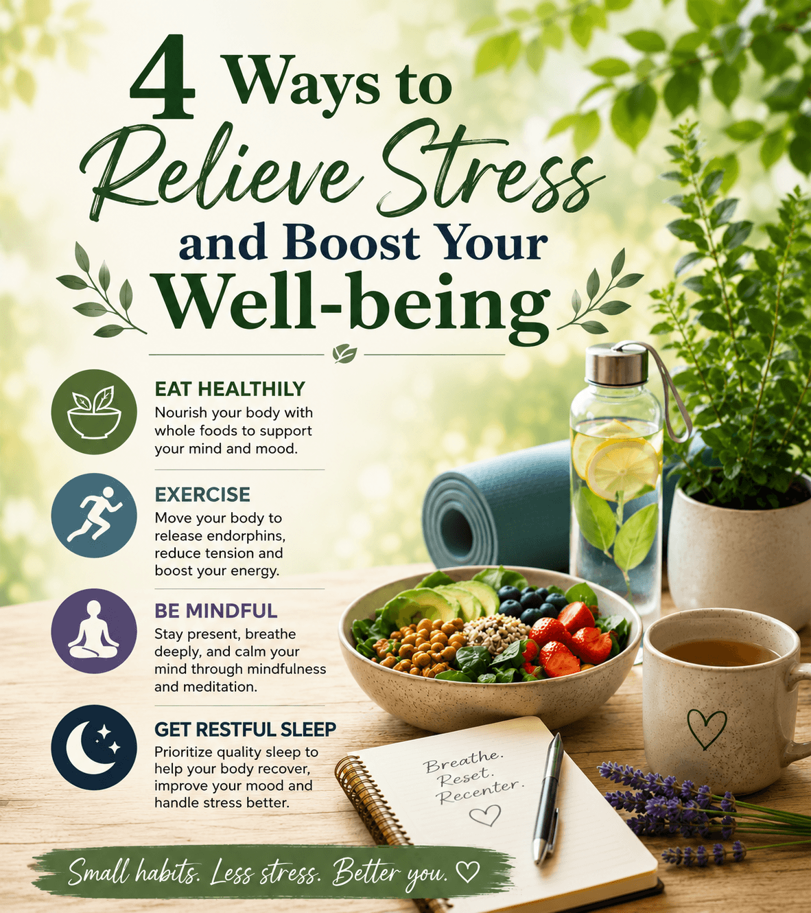 4 Ways to Relieve Stress and Boost Your Well-being
