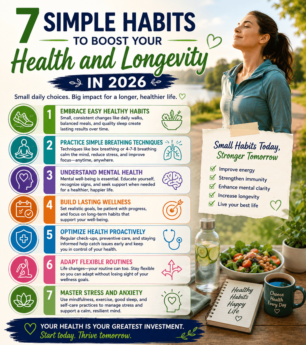 7 Simple Habits to Boost Your Health and Longevity in 2026