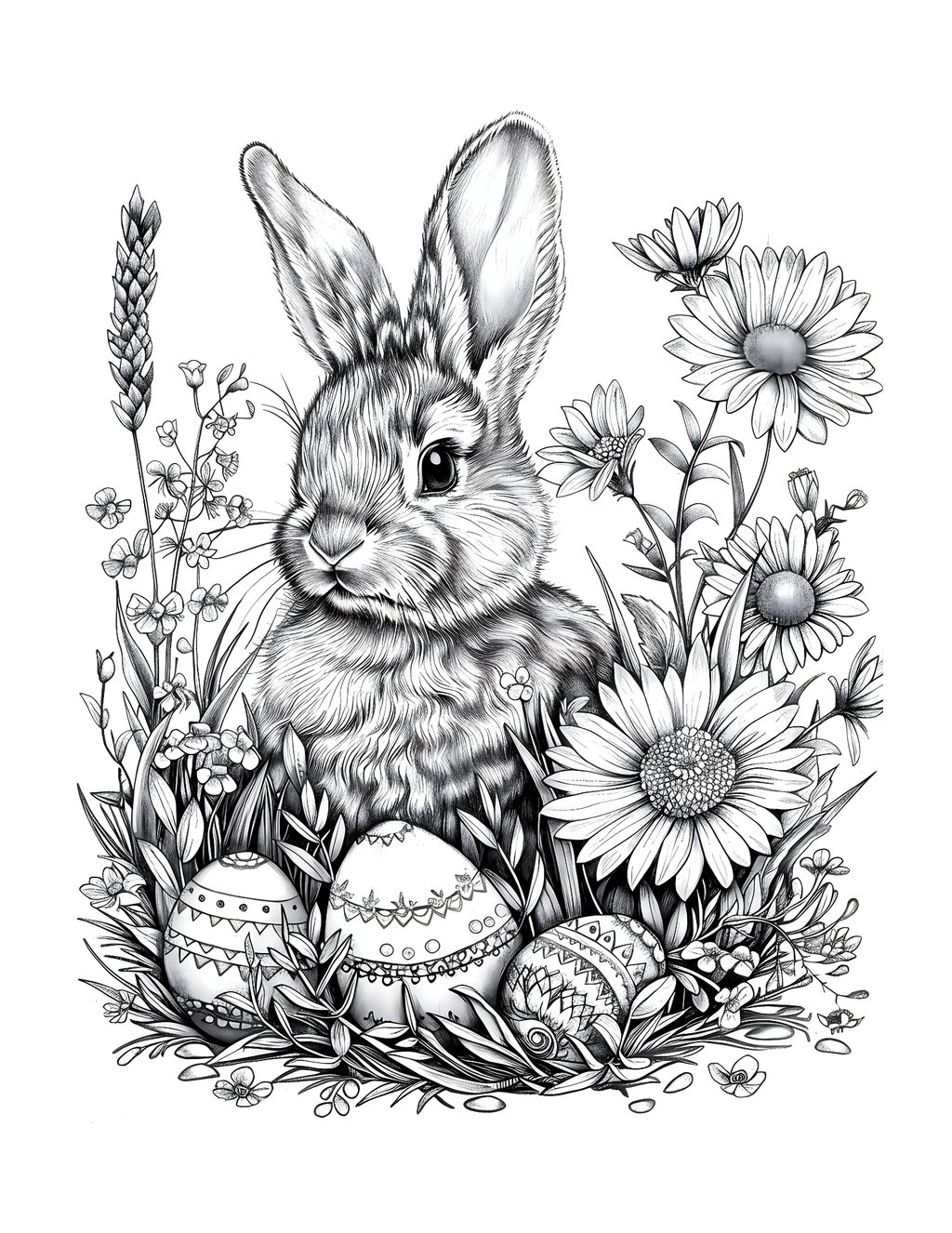 Easter Wonderland: A Springtime Colouring Spectacular With Easter Bunnies and Easter Eggs