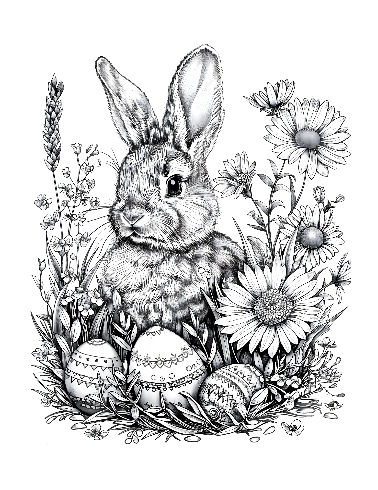 Easter Wonderland: A Springtime Colouring Spectacular With Easter Bunnies and Easter Eggs