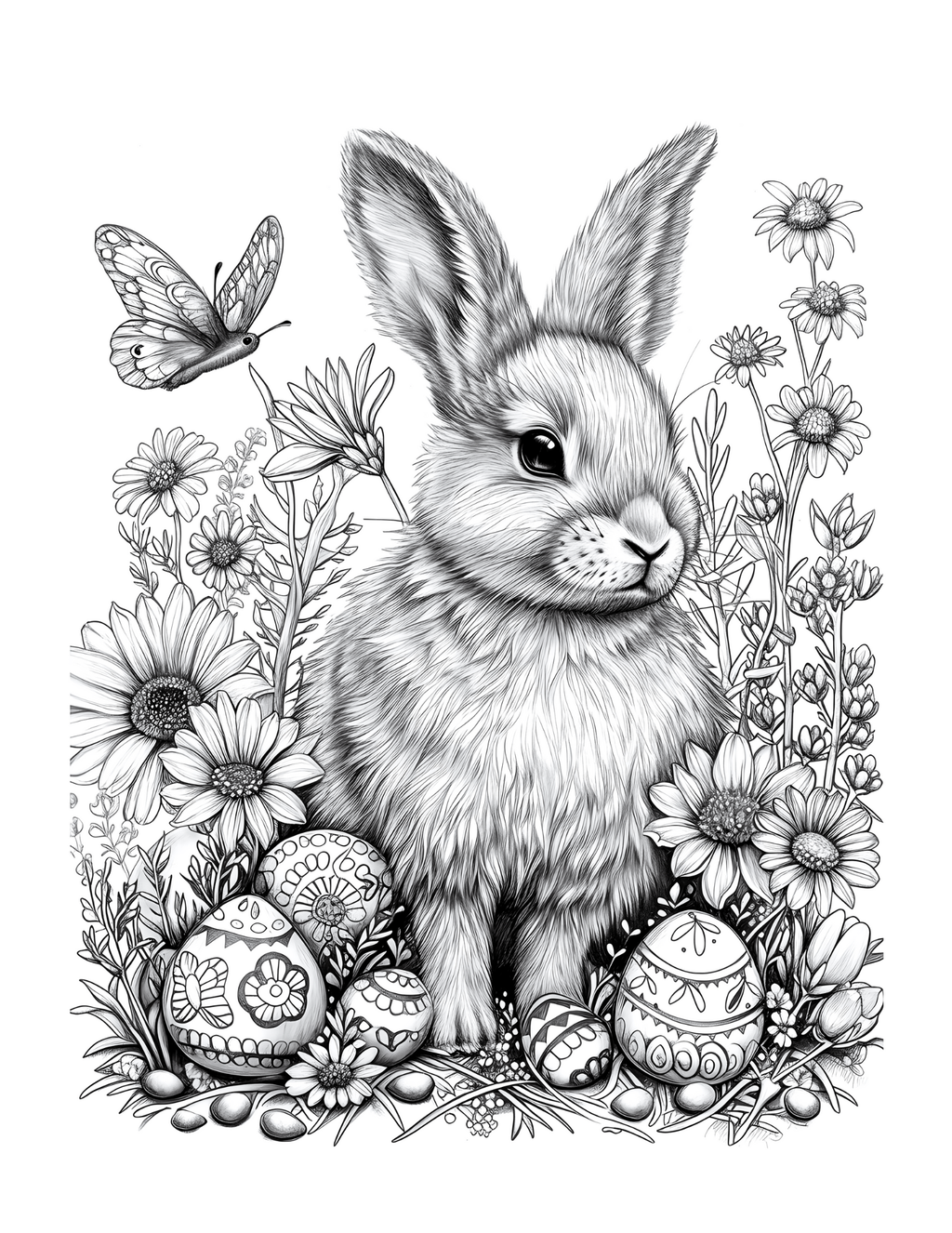Easter Wonderland: A Springtime Colouring Spectacular With Easter Bunnies and Easter Eggs