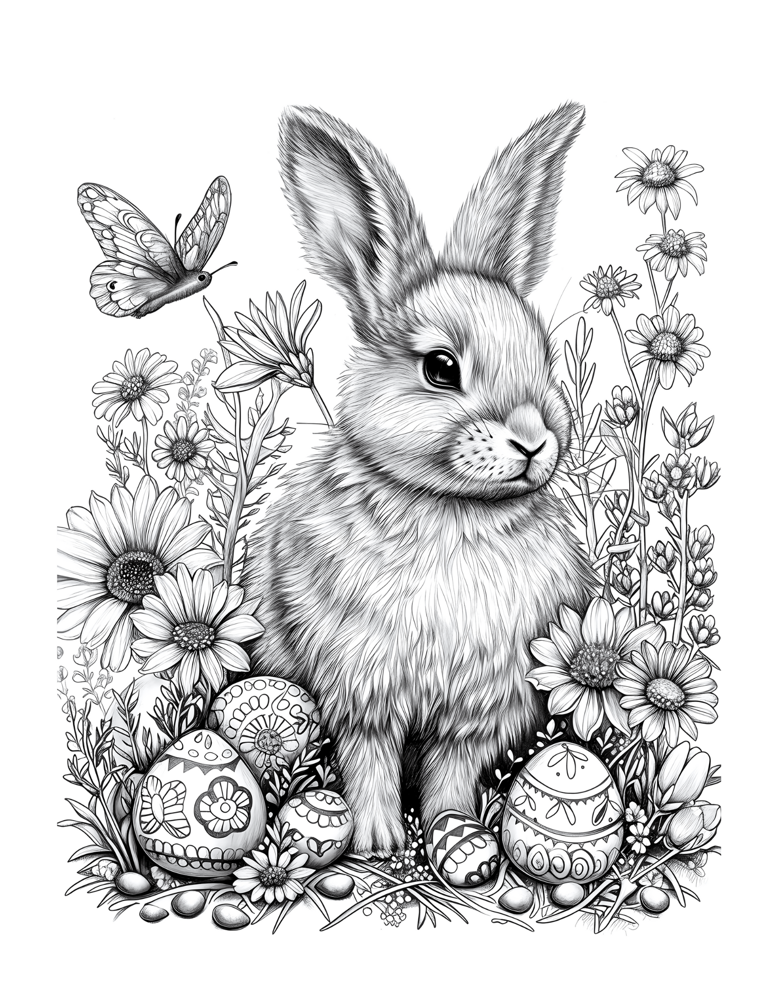 Easter Wonderland: A Springtime Colouring Spectacular With Easter Bunnies and Easter Eggs