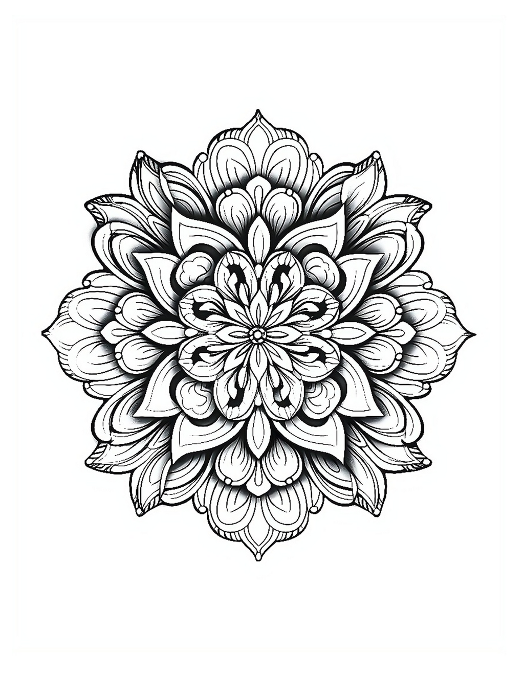 Mandala Oasis: A Journey Through Mandala-inspired Intricate Patterns