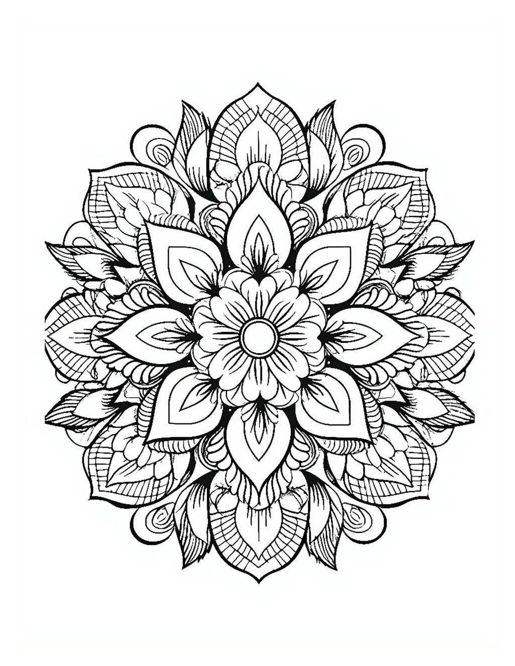 Mandala Oasis: A Journey Through Mandala-inspired Intricate Patterns