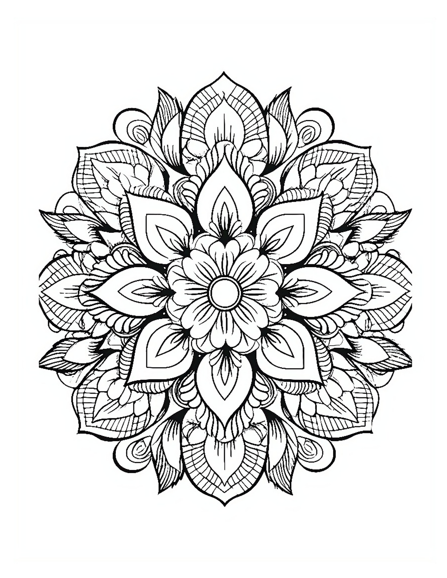 Mandala Oasis: A Journey Through Mandala-inspired Intricate Patterns