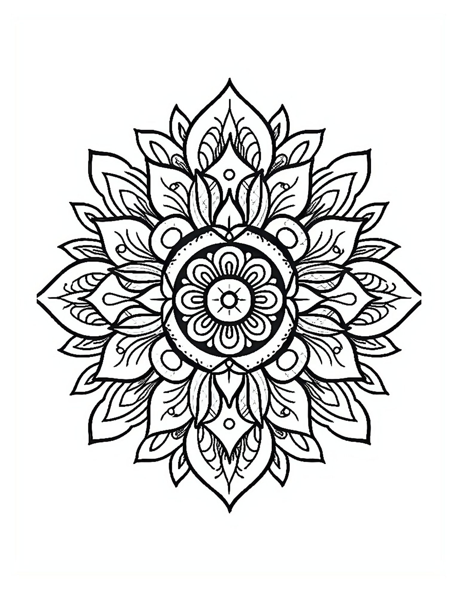 Mandala Oasis: A Journey Through Mandala-inspired Intricate Patterns