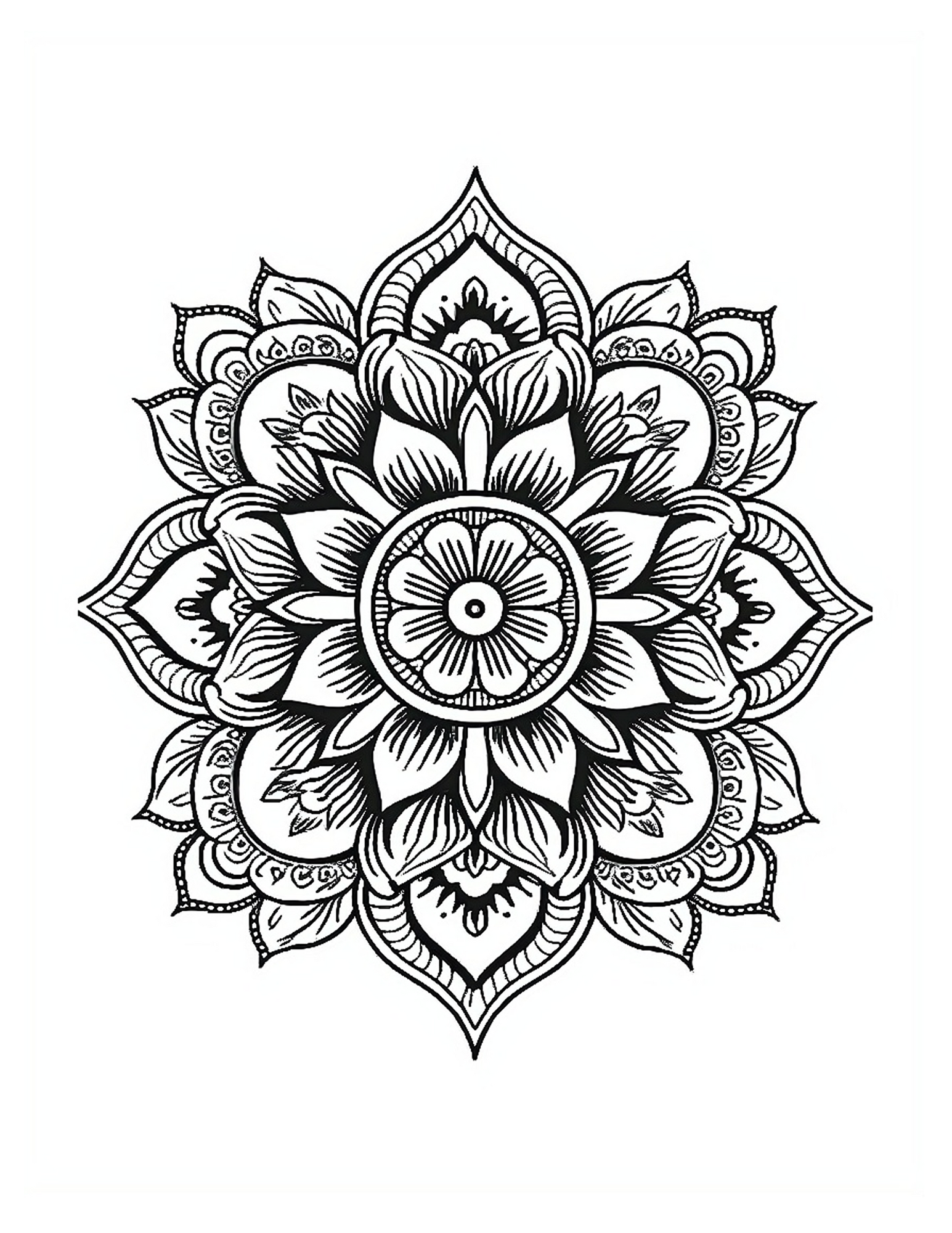 Mandala Oasis: A Journey Through Mandala-inspired Intricate Patterns