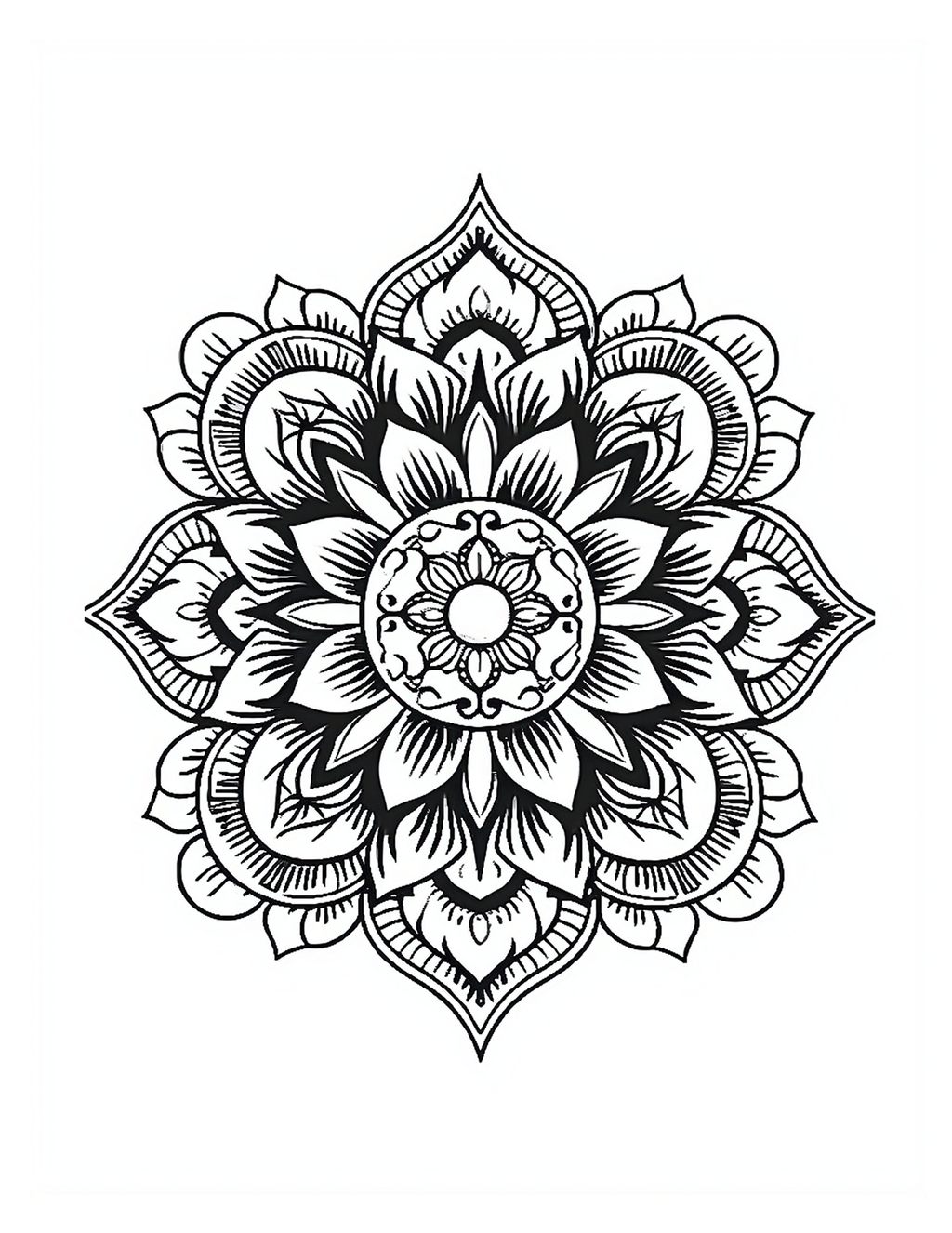 Mandala Oasis: A Journey Through Mandala-inspired Intricate Patterns