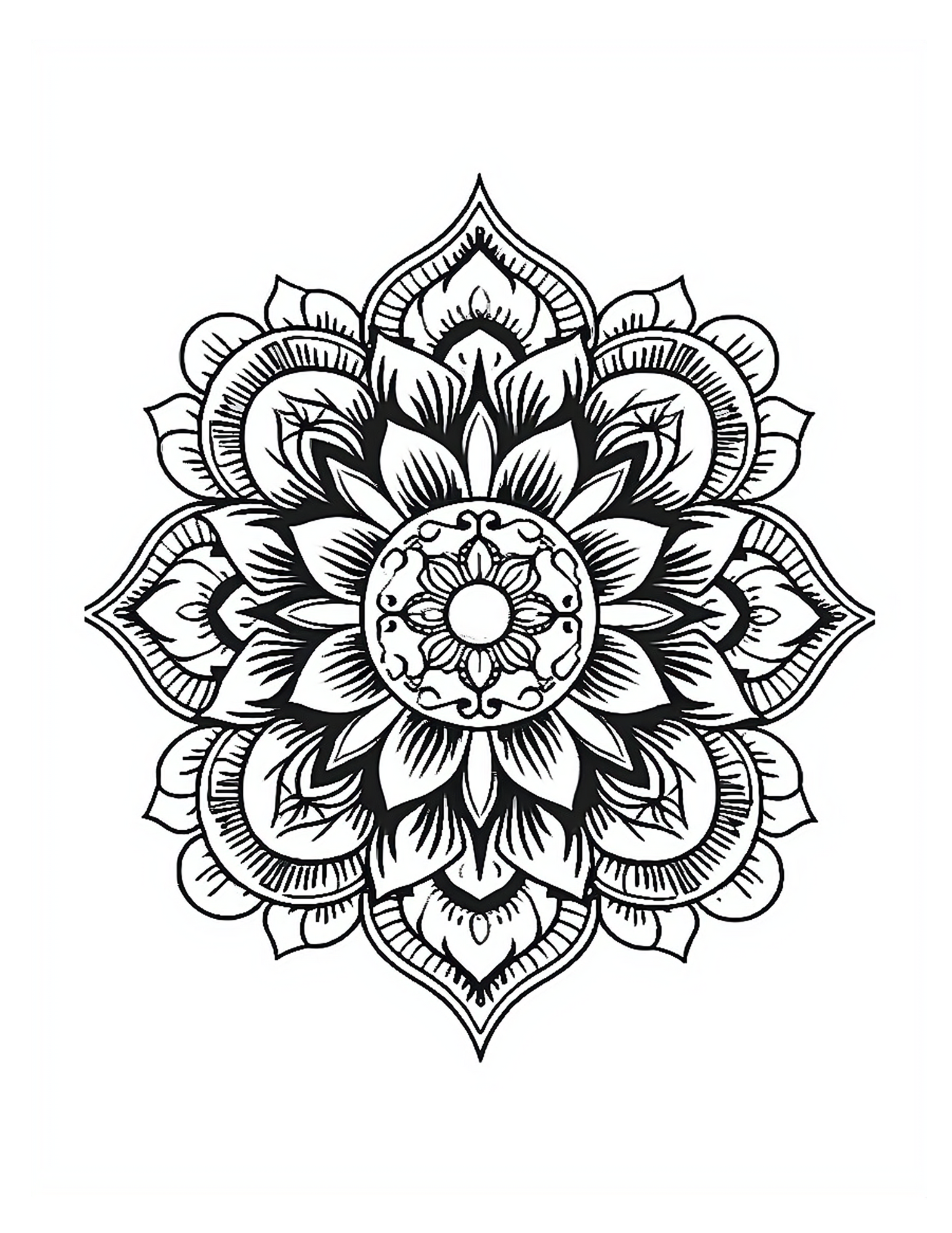 Mandala Oasis: A Journey Through Mandala-inspired Intricate Patterns