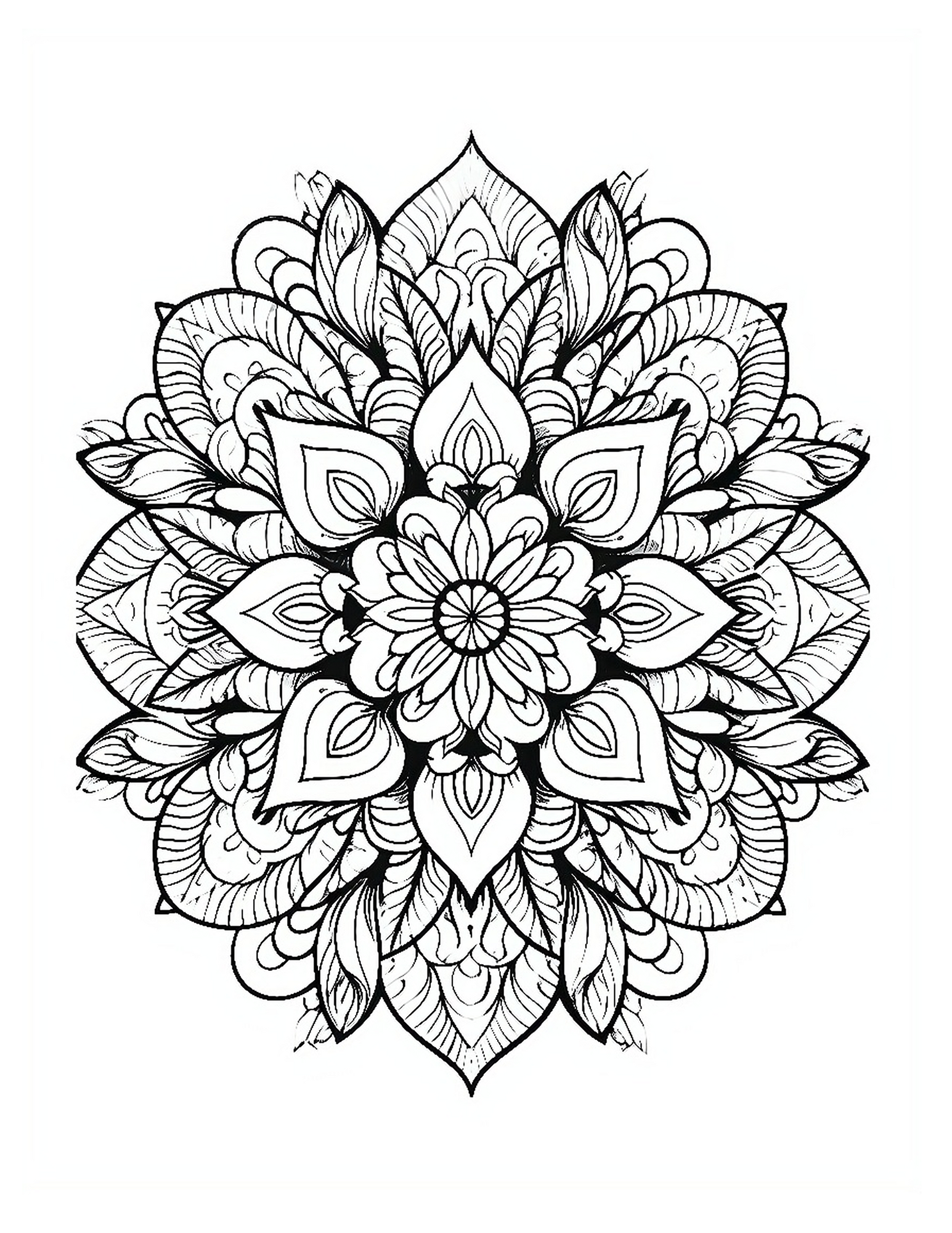 Mandala Oasis: A Journey Through Mandala-inspired Intricate Patterns