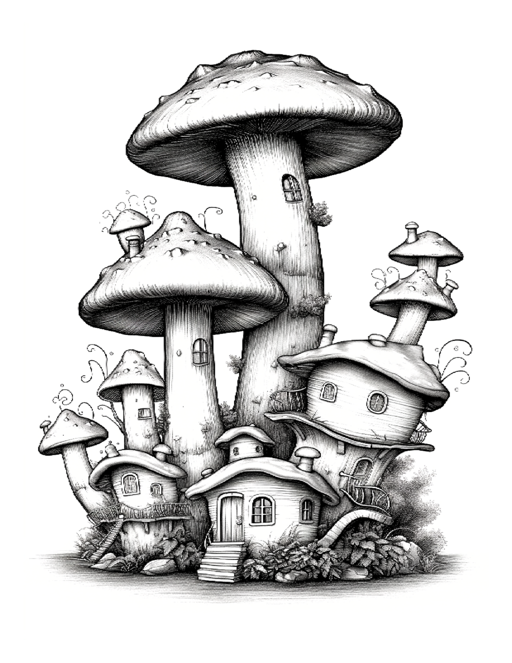 Secrets of the Forest Floor: Exploring Fairy Mushroom Houses.