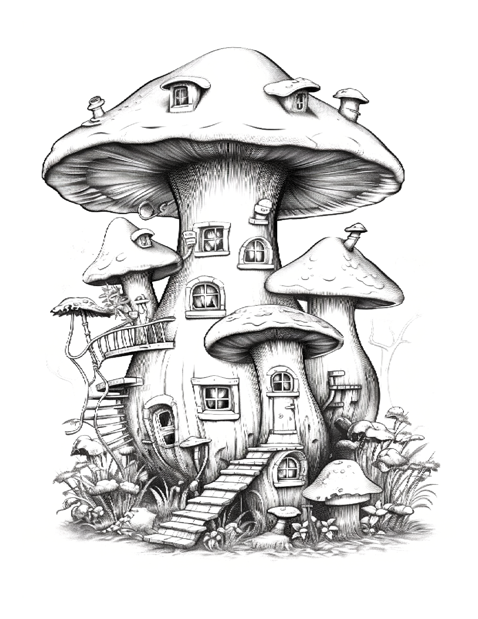 Secrets of the Forest Floor: Exploring Fairy Mushroom Houses.