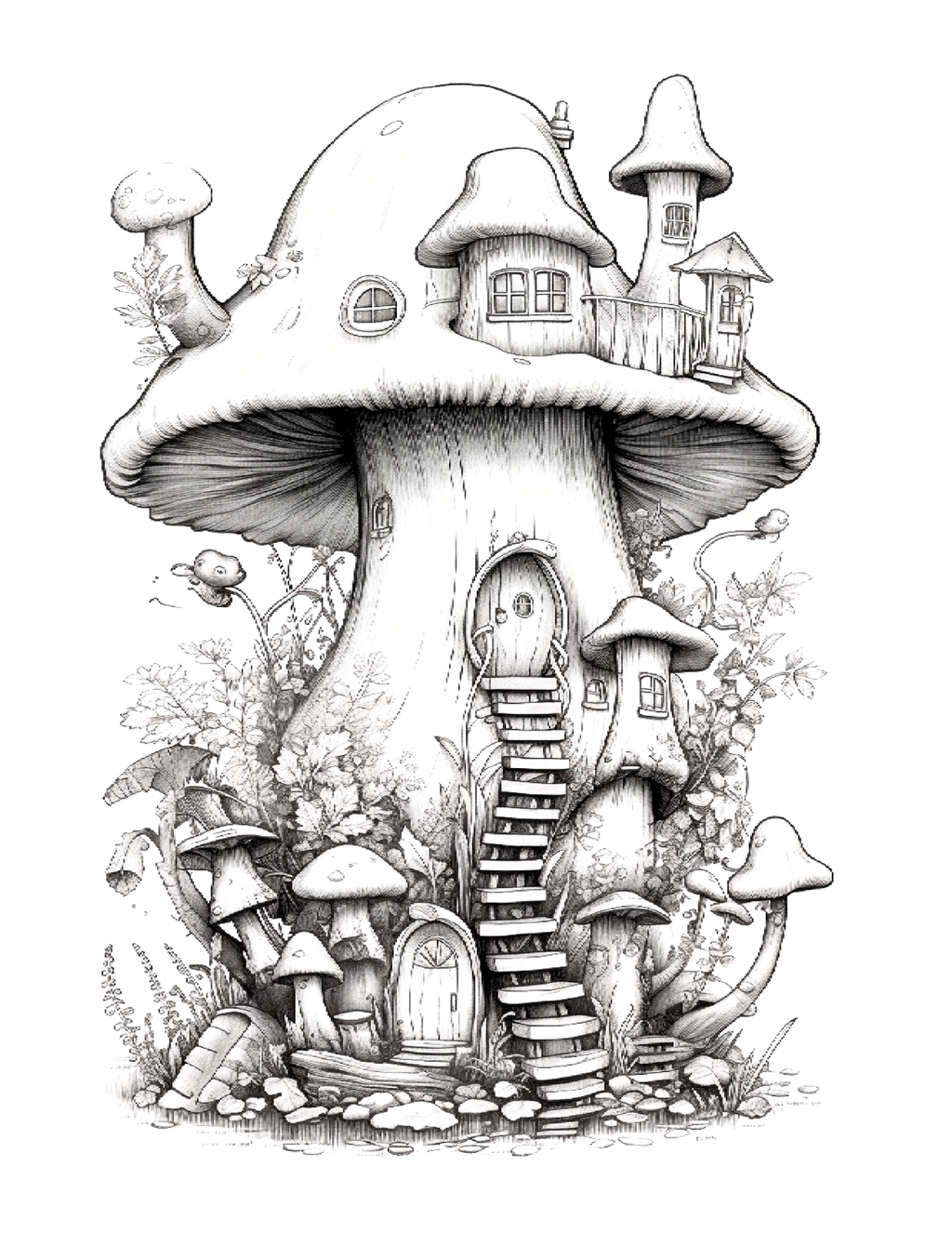 Secrets of the Forest Floor: Exploring Fairy Mushroom Houses.
