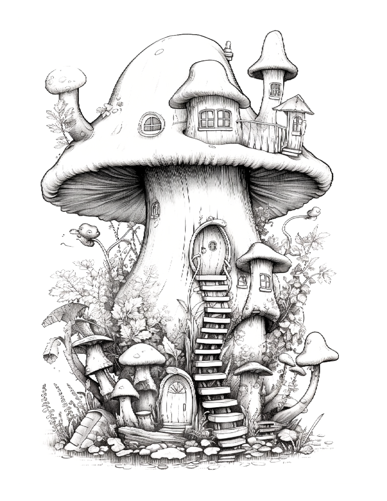 Secrets of the Forest Floor: Exploring Fairy Mushroom Houses.