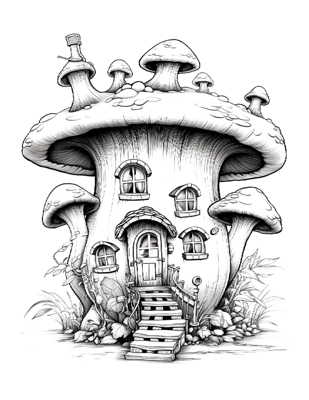 Secrets of the Forest Floor: Exploring Fairy Mushroom Houses.