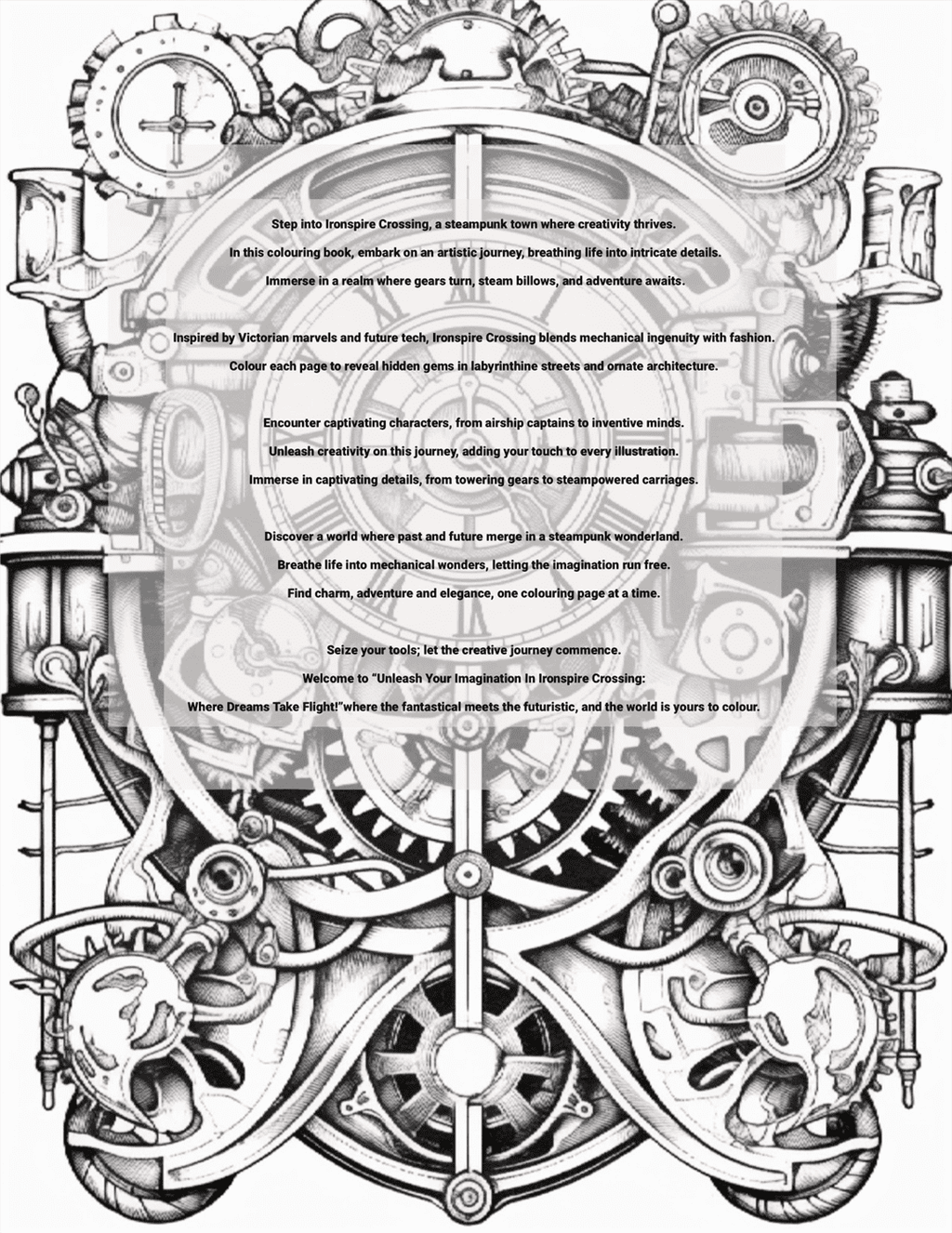 Unleash Your Imagination in Ironspire Crossing Volume # 1: Where Steampunk Dreams Take Flight!