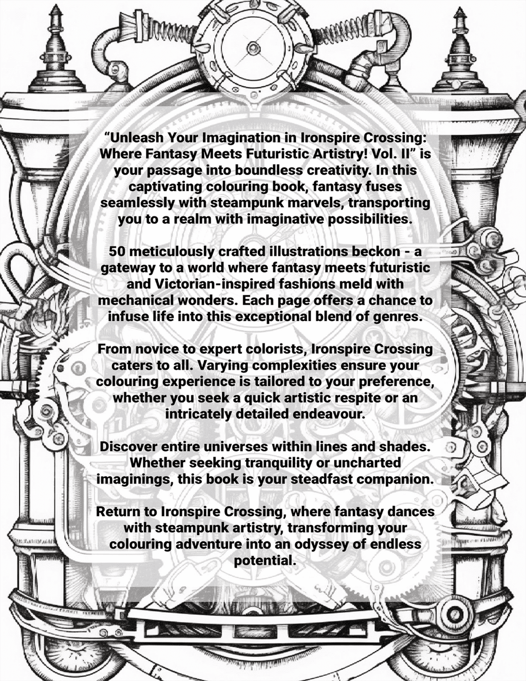 Unleash Your Imagination in Ironspire Crossing Volume #2: Where Fantasy Meets Futuristic Artistry!